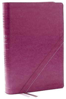 Picture of Kjv, Word Study Reference Bible, Leathersoft, Pink, Red Letter, Comfort Print