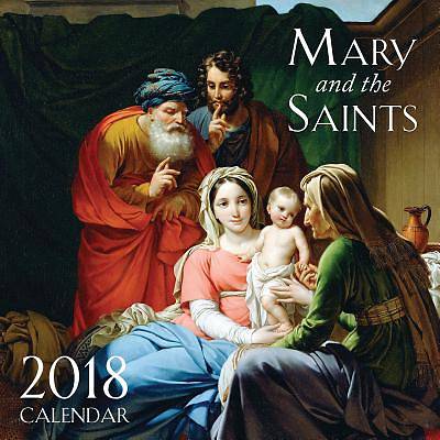 Picture of 2018 Mary & the Saints Catholic Wall Calendar