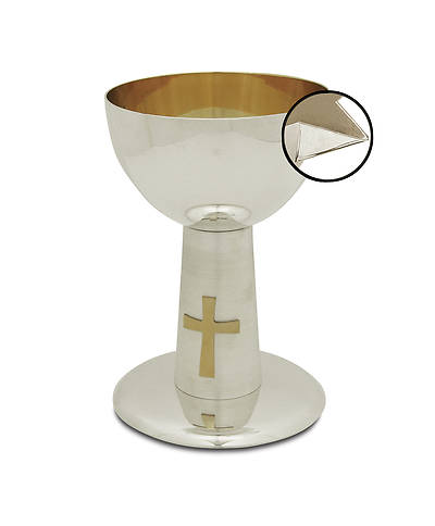 Picture of CONTEMPORARY GOLD LINED CHALICE APPLIED SPOUT