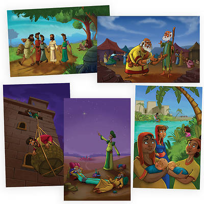 Picture of Vacation Bible School (VBS) Hero Hotline 2023 Bible Story Poster Pack