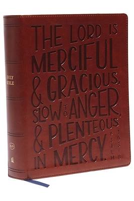 Picture of Kjv, Journal Reference Edition Bible, Verse Art Cover Collection, Leathersoft, Brown, Red Letter, Comfort Print
