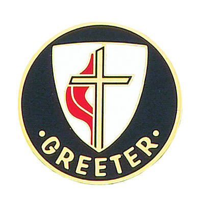 Picture of United Methodist Gold-Plated Bronze Greeter Pin