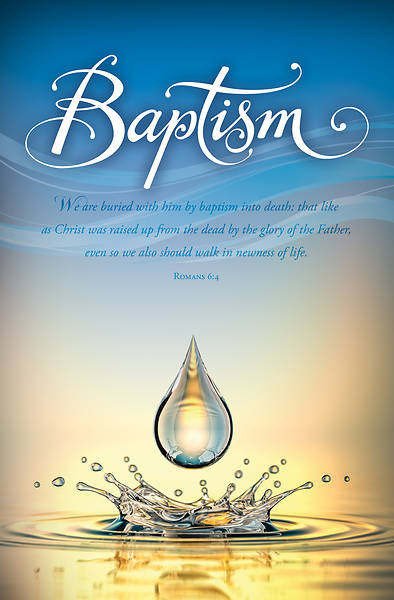 Picture of Baptism Regular Size Bulletin