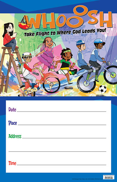 Picture of Vacation Bible School (VBS) 2019 Whooosh Promo Poster