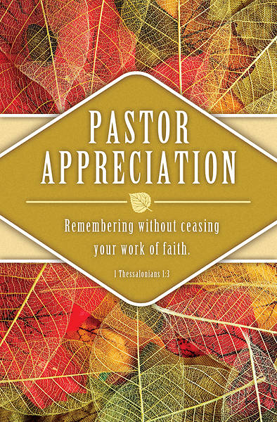 Church Supplies / Bulletins & Stationery / Pastor Appreciation ...
