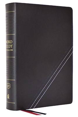 Picture of Kjv, Word Study Reference Bible, Bonded Leather, Black, Red Letter, Comfort Print