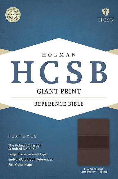 Picture of HCSB Giant Print Reference Bible.