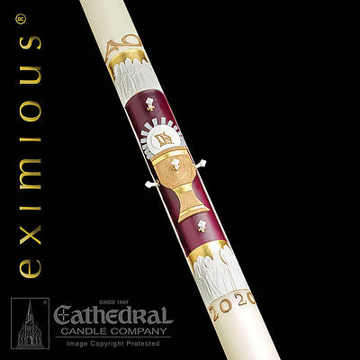 Picture of Cathedral Eximious The Twelve Apostles Paschal Candle 1-15/16" x 39"