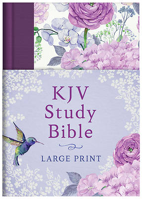 Picture of KJV Study Bible - Large Print [hummingbird Lilacs]