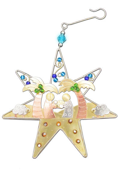 Picture of Star Nativity Ornament