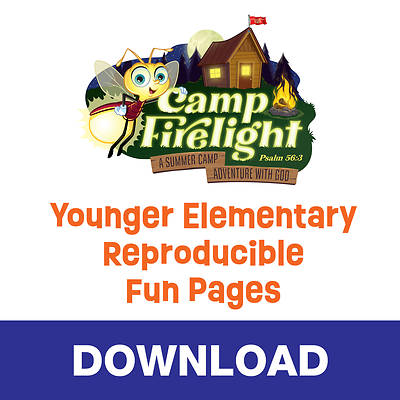 Picture of Vacation Bible School (VBS) 2024 Camp Firelight Younger Elem Reproducible Fun Pages (Grades Preschool - 2) Download