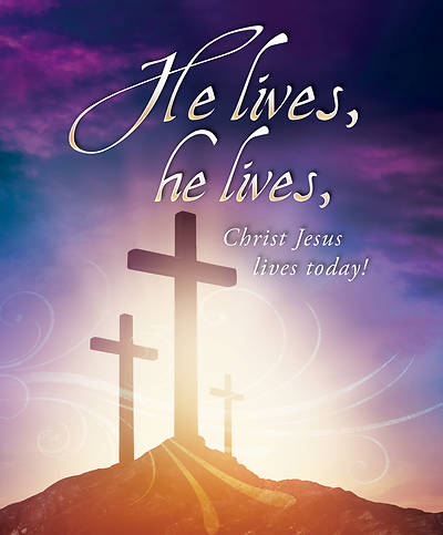 Picture of He Lives! Easter Bulletin Legal (Package of 100)