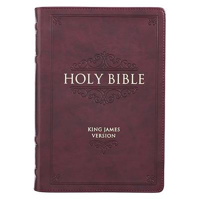 Picture of KJV Bible Thinline Burgundy