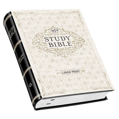 Picture of KJV Large Print Study Bible Hardcover Budget Black