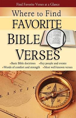 Picture of Where To Find Favorite Bible Verses Pamphlet