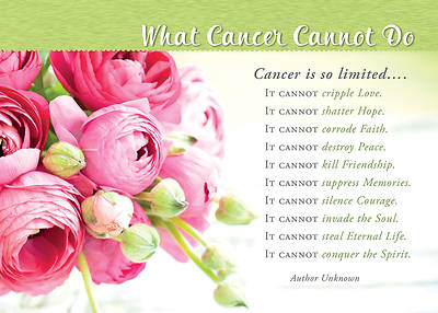 Picture of What Cancer Cannot Do Encouragement Boxed Cards