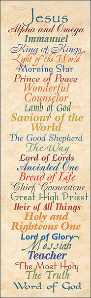 Picture of Names of Jesus General Bookmark