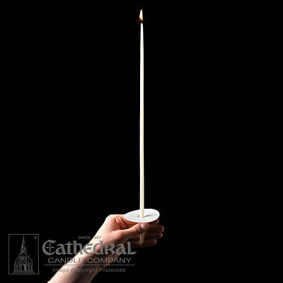 Picture of Cathedral 51% Beeswax 18" Congregational Tapers - Box of 50