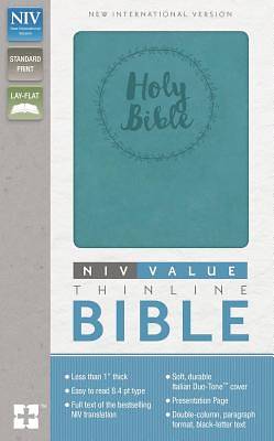 Picture of NIV, Value Thinline Bible, Imitation Leather, Blue
