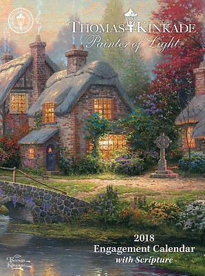 Picture of Thomas Kinkade Painter of Light with Scripture 2018 Engagement Calendar