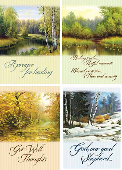 Picture of Peace in the Valley - Get Well Boxed Cards - Box of 12