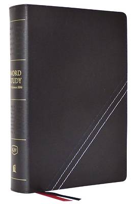Picture of Kjv, Word Study Reference Bible, Bonded Leather, Black, Red Letter, Thumb Indexed, Comfort Print