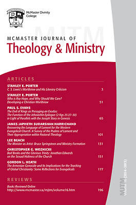 Picture of McMaster Journal of Theology and Ministry