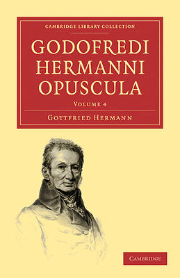 Picture of Godofredi Hermanni Opuscula - Volume 4