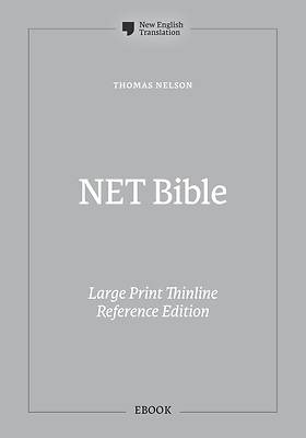 Picture of NET Bible, Large Print Thinline with Cross References - eBook [ePub]