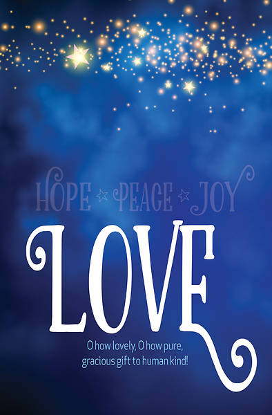 Picture of Love Night Sky Advent Bulletin (Pkg of 50)