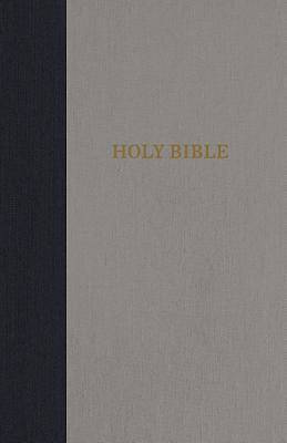 Picture of KJV, Thinline Bible, Compact, Cloth Over Board, Navy/Gray, Red Letter Edition