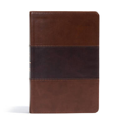 Picture of CSB Giant Print Reference Bible, Saddle Brown Leathertouch