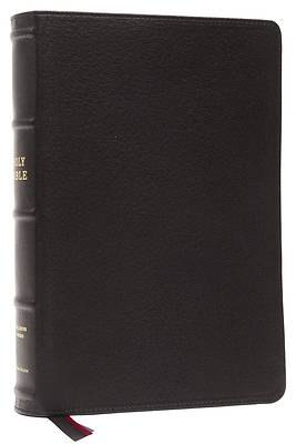 Picture of Kjv, Large Print Verse-By-Verse Reference Bible, MacLaren Series, Premium Goatskin Leather, Black, Comfort Print