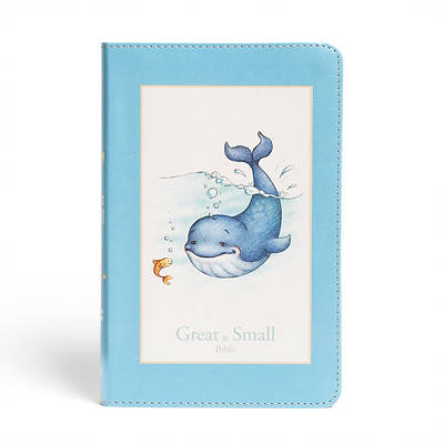 Picture of CSB Great and Small Bible, Blue Leathertouch