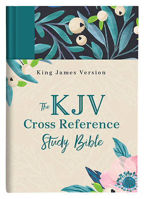 Picture of The KJV Cross Reference Study Bible--Turquoise Floral