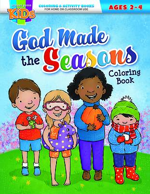 Picture of God Made the Seasons - Coloring/Activity Book (Ages 2-4)