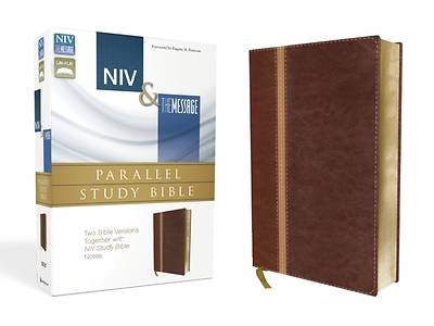 Picture of NIV and the Message Side-By-Side Study Bible Personal Size