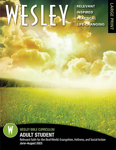 Picture of Wesley Adult Student Large Print Summer 2023