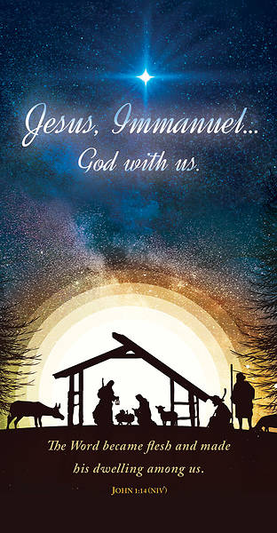 Picture of Jesus Immannuel Christmas Offering Envelope