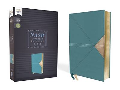 Picture of Nasb, Thinline Bible, Leathersoft, Teal, Red Letter Edition, 1995 Text, Comfort Print