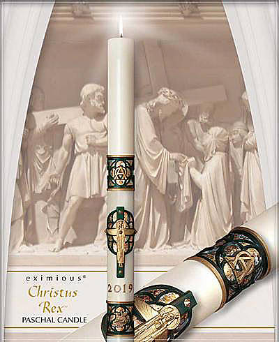 Picture of Christus Rex Paschal Candle