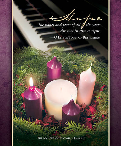 Picture of Hope Advent Legal Size Bulletin