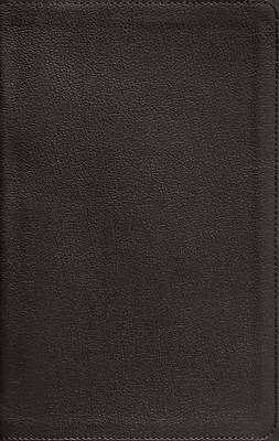 Picture of Nasb, Personal Size Bible, Large Print, Genuine Leather, Calfskin, Black, Red Letter, 1995 Text, Comfort Print