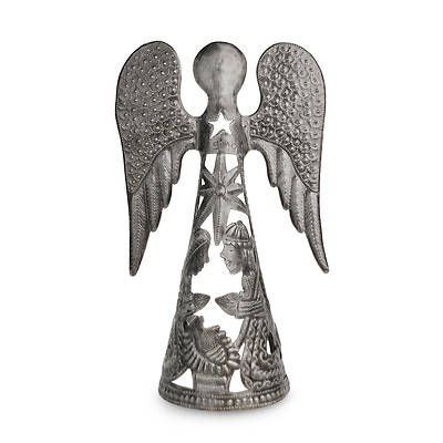 Picture of Metal Standing Angel Nativity