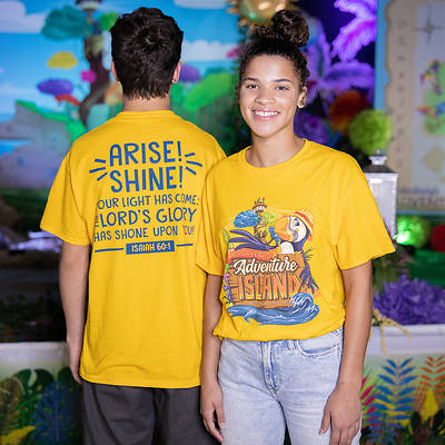 Picture of Vacation Bible School (VBS) 2021 Discovery on Adventure Island Child T-shirt Size Large