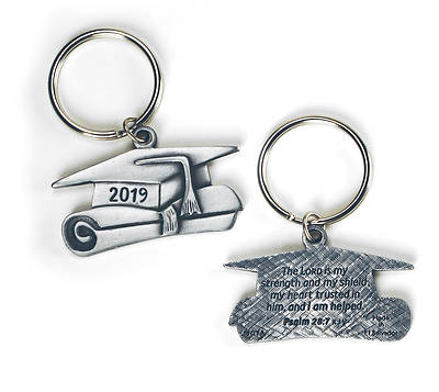 Picture of 2019 Pewter Graduation Key Chain