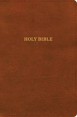 Picture of KJV Giant Print Reference Bible, Burnt Sienna Leathertouch