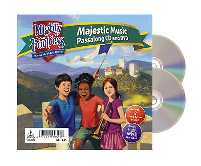 Picture of Vacation Bible School (VBS) 2017 Mighty Fortress Majestic Music Passalong Cd & DVD
