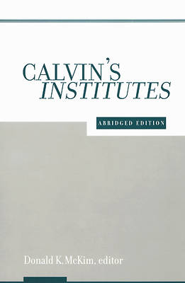 Picture of Calvins Institutes