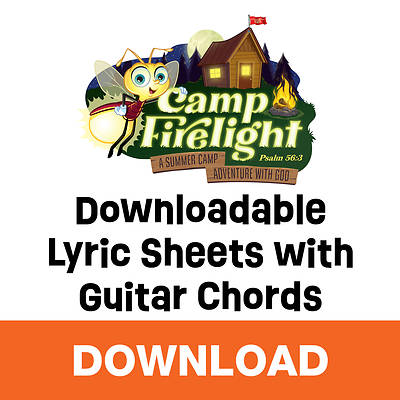 Picture of Vacation Bible School (VBS) 2024 Camp Firelight Lyric Sheets with Guitar Chords Download
